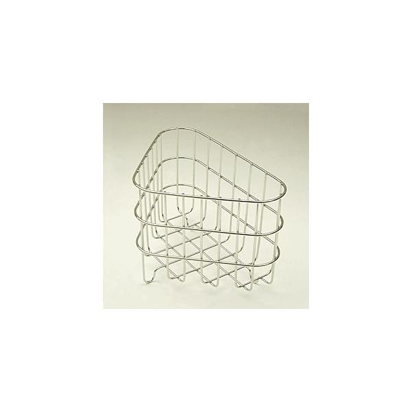 安定感良く、衛生的な三角ゴミ入れです。18-8ステンレスを使用し衛生的で製品の特性を生かすため、硬い材料(スプリング材に近い性質)を使用することで変形を防ぎ、美しさを増しました。【サイズ】20×13×Ｈ13cm【商品重量】250g【総重量】...