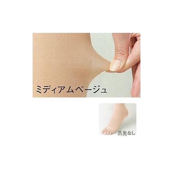 【メール便送料無料】リムフィックス　レックスフィット　医療用弾性ストッキング　薄手ハイソックス　爪先なし　中圧　ミディアムベージュ