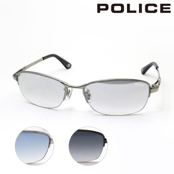 ポリス サングラス 復刻別注モデル POLICE SPLG37J 58サイズ ORIGINS ハーフリム