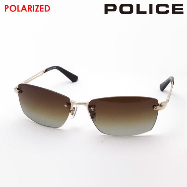 ポリス 偏光サングラス 復刻別注モデル POLICE SPLG39J 300P WIND TITANIUM アクティブ