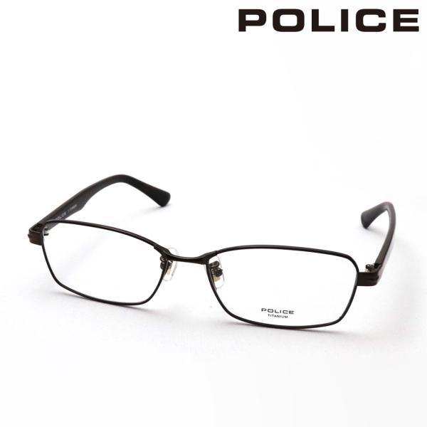 ポリス メガネ POLICE VPLN70J 0K05 55サイズ ジャパンモデル メンズ チタニウム スクエア
