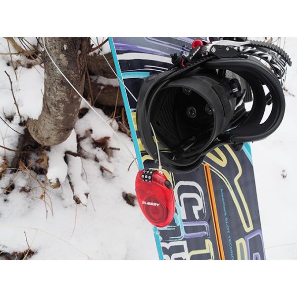 LOOP スノーボード ケーブルロック ワイヤーロック 鍵 錠 セキュリティ 盗難防止 GLASSY グラッシー｜Yahoo!ショッピング