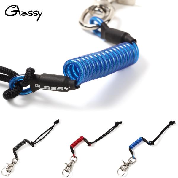 ブランド：GLASSY（グラッシー）モデル：スノーボード用 リーシュコードサイズ：3mm×2ft重量（本体）：約４０ｇカラー：ブラック・ブルー・レッド商品状態：新品付属パーツ：金属製リング　パラコードストリング（ボアブーツ用）【配送料】配送...