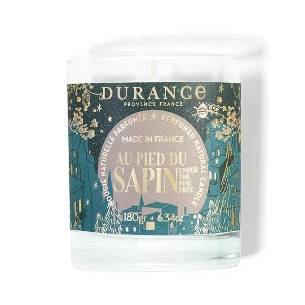 ■在庫処分！デュランス ウィンターキャンドル180g パインツリー40h 限定品 クリスマス （DURANCE）