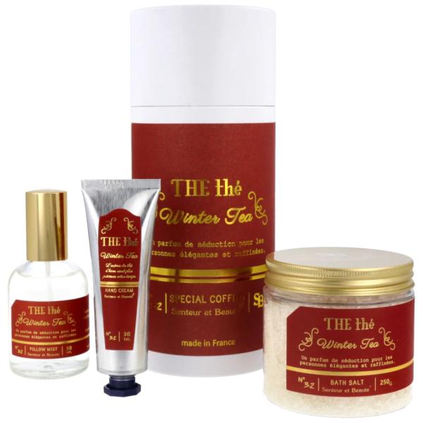Senteur et BeauteTHE theザ・ティーザ・ティーウィンターティースペシャルコフレ数量限定販売。初のホリデーコレクション！ほんのり甘く香る“ウィンターティーサンタール・エ・ボーテ初となるＴＨＥティー ホリデーコフレ「ウィン...