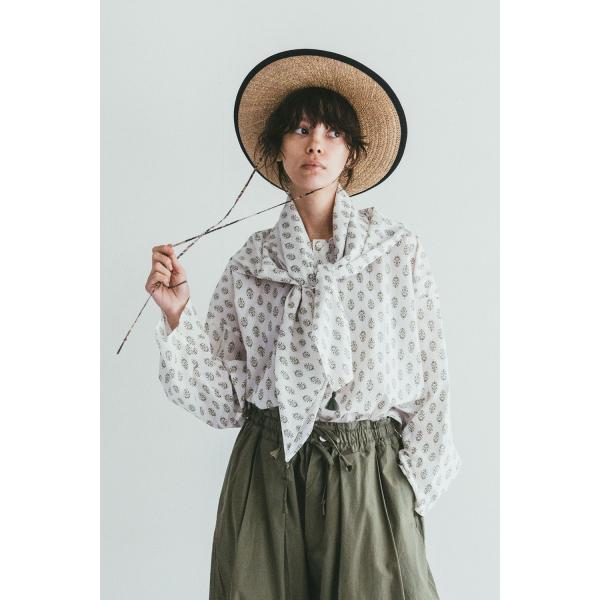 ミーターイー コットン マーヤ スカーフ リリー セージ miiThaaii