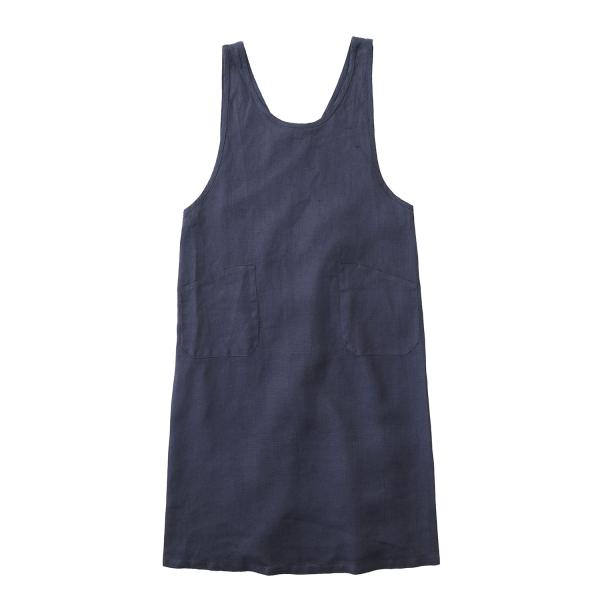 fog linen work リネン オーバー エプロン マカダム fog linen work（フォグリネンワーク） （fog linen work）（リネン
