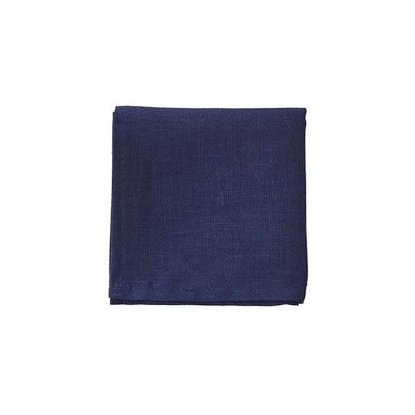 フォグリネンワーク リネンハンカチ ブルーインディンゴ リトアニア製 fog linen work