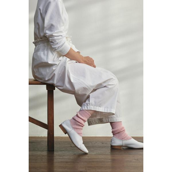フォグリネンワーク リネン ミドルゲージ リブソックス ブロッサム リトアニア製 fog linen work