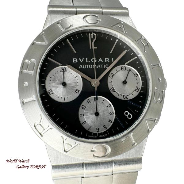 良品【BVLGARI】ブルガリ ディアゴノ CH35S クロノグラフ 自動巻き