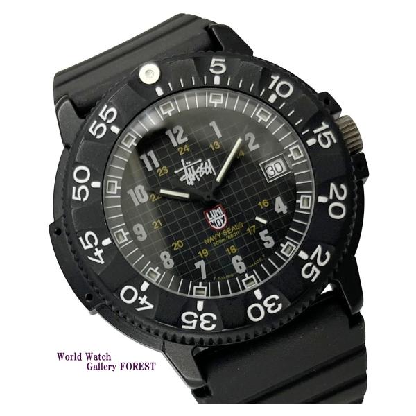 LUMINOX（ルミノックス） × ステューシー Wネーム ネイビーシールズ