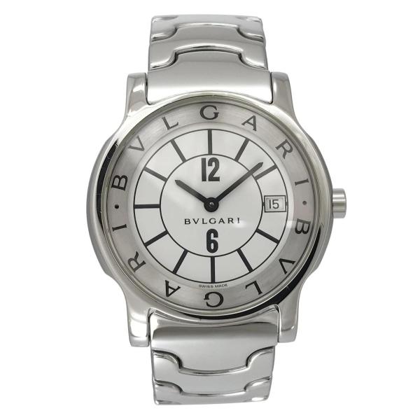 BVLGARI ブルガリ ソロテンポ ST35S 中古 メンズ 腕時計 クオーツ 白