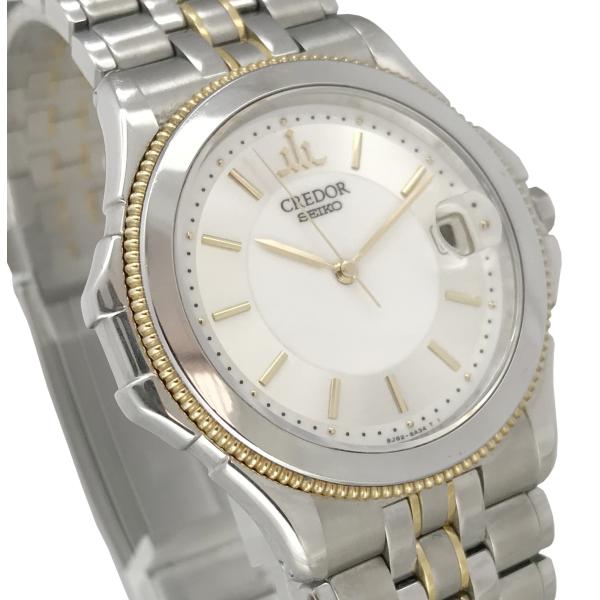 美品　SEIKO セイコー クレドール メンズ 8J82-6A00 ホワイト SEIKO】セイコー『CREDOR クレドール パシフィーク』GCAX997