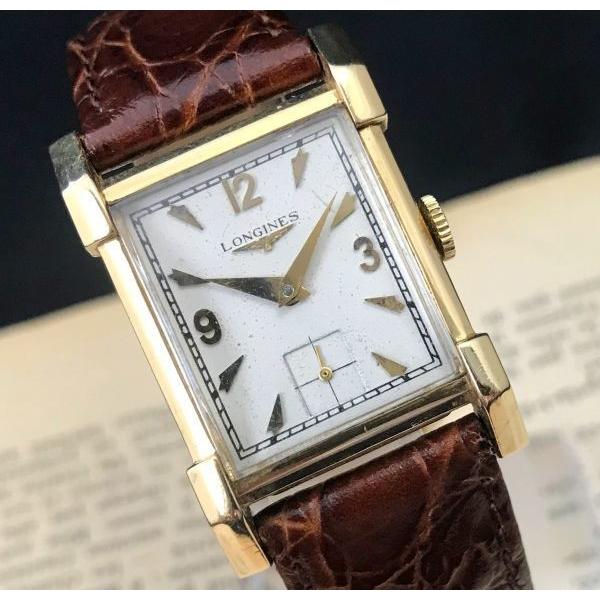 LONGINES 14金無垢 Longines ロンジン レクタンギュラー LONGINES 14金無垢 Longines ロンジン レクタンギュラー