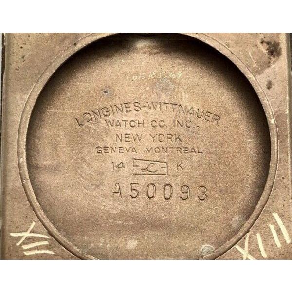 LONGINES（ロンジン） 14金無垢 レクタンギュラー アンティーク 手巻き