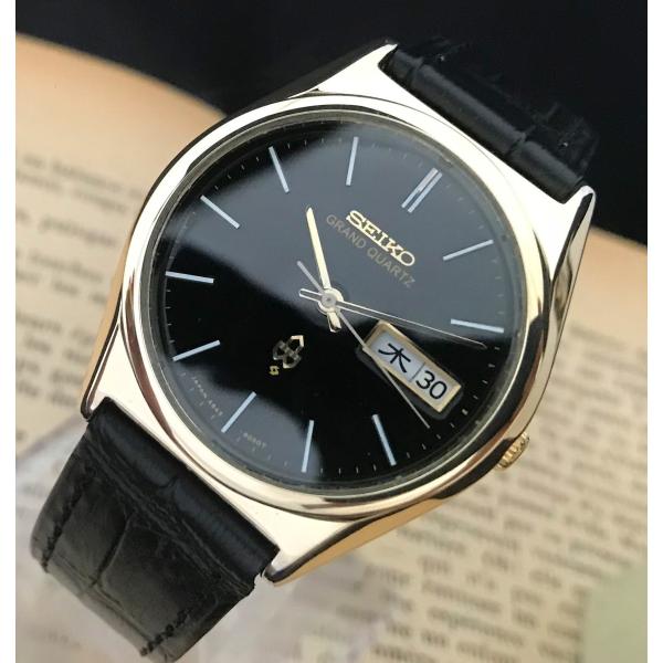 希少 セイコー グランドクォーツ 4843-8110 ゴールド メンズ 腕時計 セイコーで人気なモデルはどのような時計？？ 静岡県のお客様 - 買取の