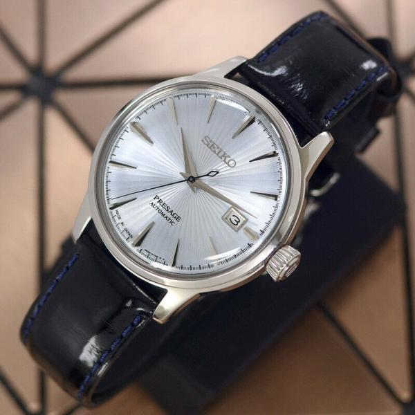 セイコー プレサージュ 4R35-01T0 SEIKO PRESAGE Cocktail Time Automatic Watch Blue Dial 4R35