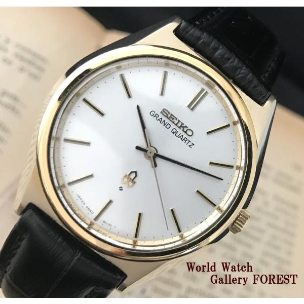 良品！セイコー　グランドクォーツ　4840-8041　ベルト新品！ セイコー グランドクォーツ 4843-8040 / SEIKO GRAND QUARTZ