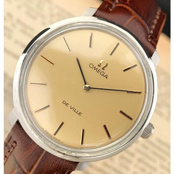 OMEGA　DE VILLE Automatic メンズ時計中古傷あり オメガ デ・ヴィル プレステージ 4620.11 シャンパン メンズ 時計