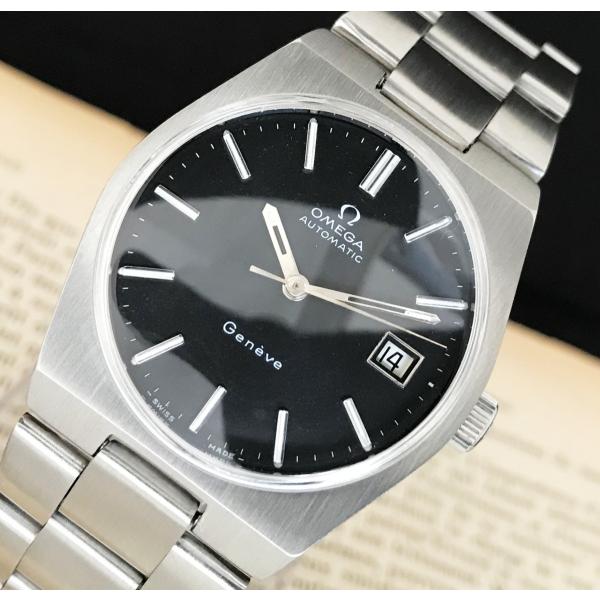 【動作確認済】オメガ ジュネーブ 時計　黒【手巻き】 オメガ・ジュネーブダイナミック マットブラック – 松下庵