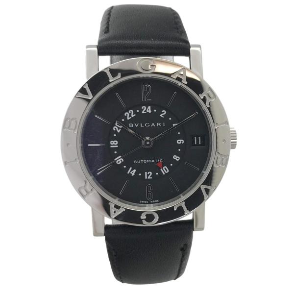 BVLGARI ブルガリ ブルガリブルガリ デイト 自動巻き腕時計 BB 33 SL GMT ブラック BVLGARI（ブルガリ） BVLGARI BB33SL GMT ブルガリブルガリ 黒 自動