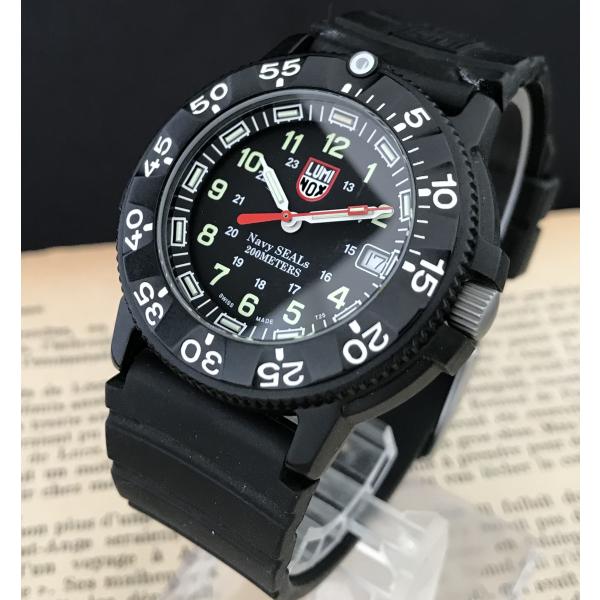 LUMINOX ネイビーシールズ V3ブラック 腕時計稼働中　美品 glc_n459339261_3