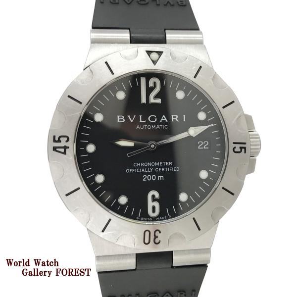 Bulgari SD 38 S クロノグラフ 時計鎖⛓️が壊れた。自動巻です BVLGARI（ブルガリ） ディアゴノ スクーバ 中古 メンズ腕時計 SD38S
