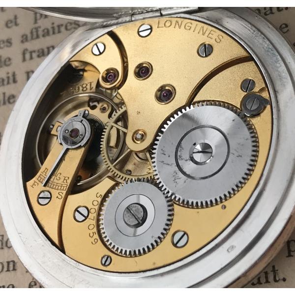 LONGINES（ロンジン） 懐中時計 銀無垢 Silver 0 800 銀無垢 オープン