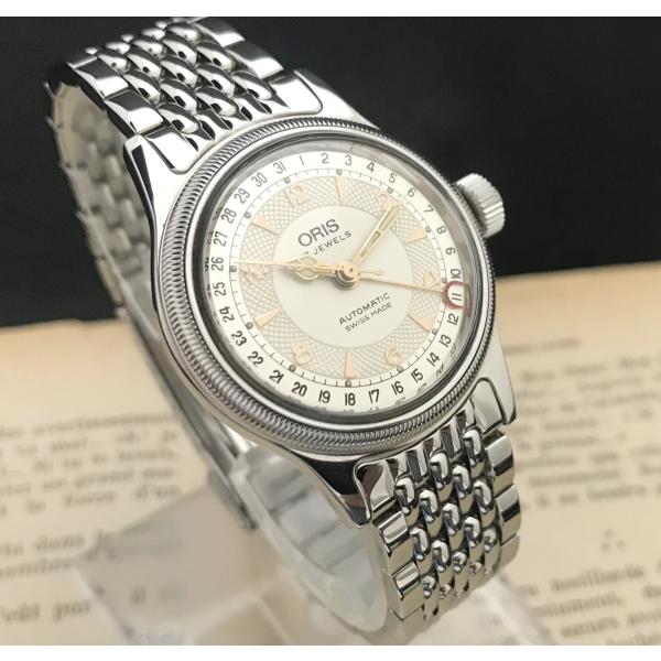 ORIS オリス 裏スケルトン ビッグクラウン コマンダー 自動巻 メンズ ORIS オリス 裏スケルトン ビッグクラウン コマンダー 自動巻