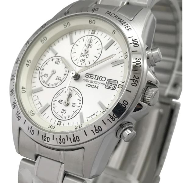 CREDOR セイコー SEIKO 7T92 0DW0 クロノグラフ メンズ時計 中古