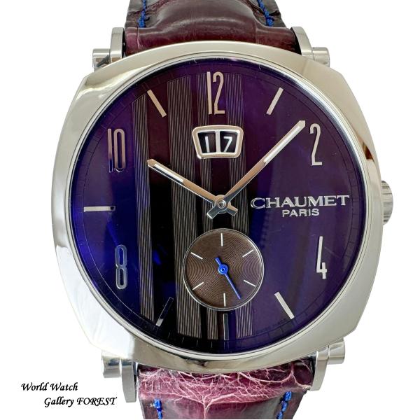 ショーメ Chaumet ダンディ クロノグラフ デイト 自動巻き メンズ 箱付 CHAUMET（ショーメ） ダンディ グランドデイト W11283-47B 中古 メンズ