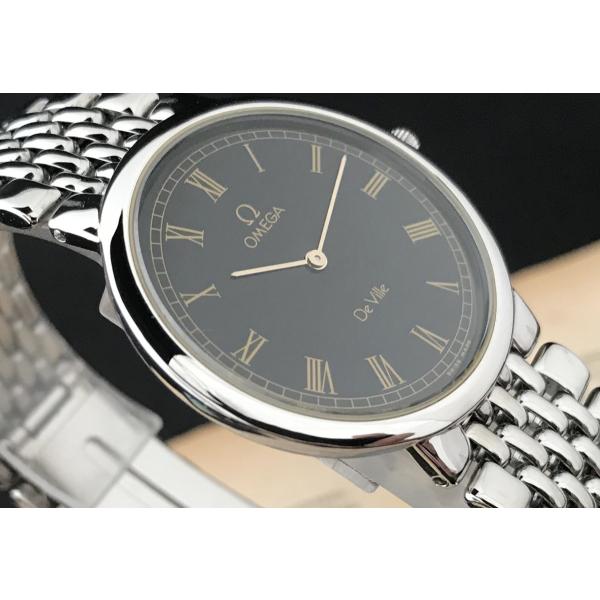 超美品再入荷品質至上 仕上げ済み オメガ Omega デビル クオーツ メンズ腕時計 アンティーク ラウンド ヴィンテージ