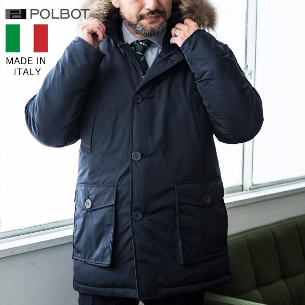 イタリア製ダウン混フーディコート POLBOT ポルボット : GLENCHECK  