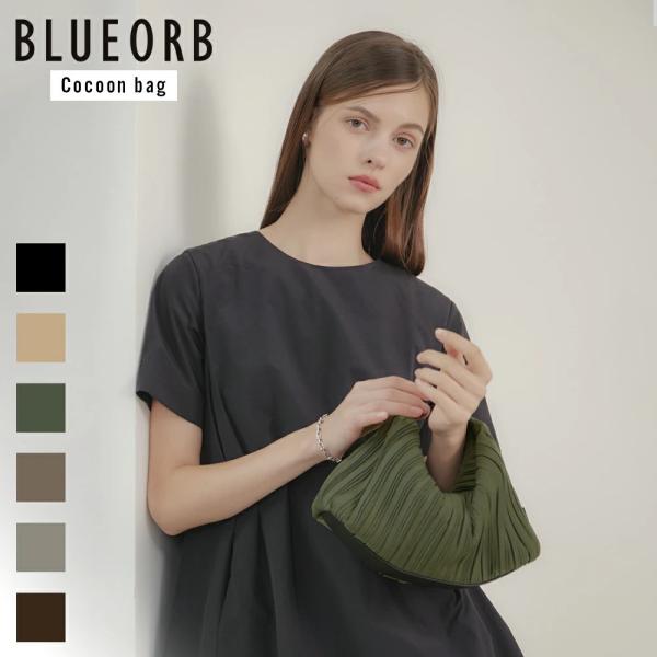 Cocoon bag ハンドバッグ トートバッグ ミニトート プリーツバッグ レディース 韓国ファッション BLUEORB/ブルーオーブ
