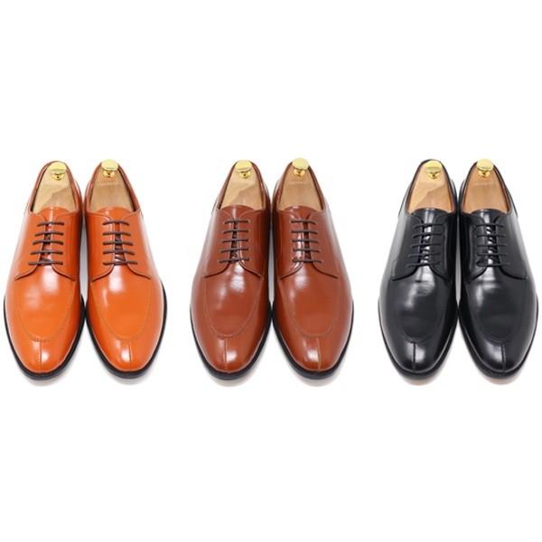 GLENFORD 本革 外羽根 Uチップ マッケイ製法 ビジネスシューズ レース