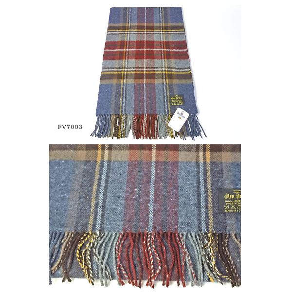Glen Prince 100% Cashmere ストール Glen Prince（グレンプリンス） ウール100% タータンチェック ストール