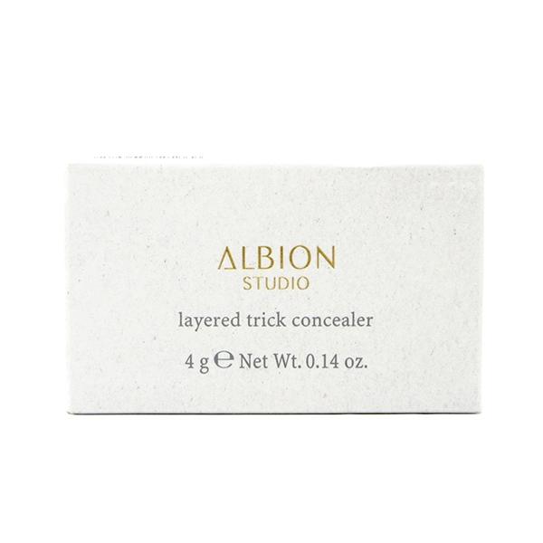 2月18日発売 国内正規品 アルビオン スタジオ レイヤードトリック コンシーラー 2色トリックで透明感までＯＮするコンシーラー クマ 赤み シミをカバー 透明感