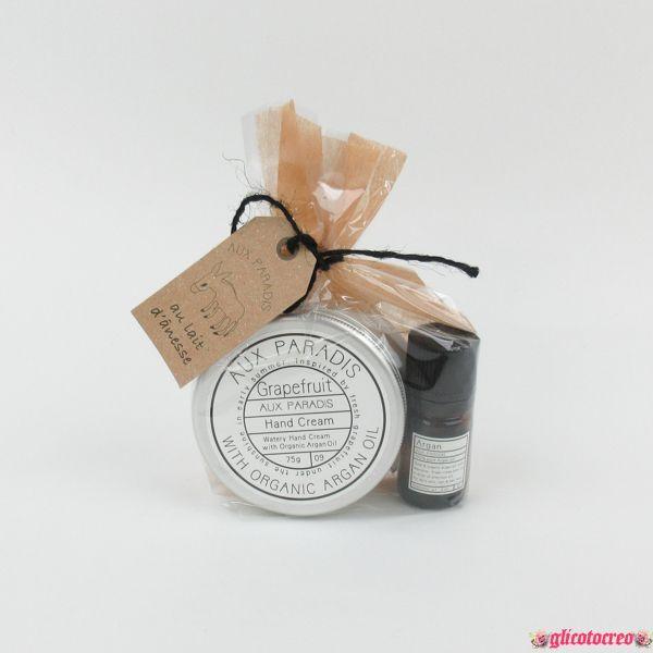 Aux Paradis オゥパラディ グレープフルーツ ハンドクリーム 75g ピュア アルガンオイル 5ml 2点セット G391 Omset グリコトクレオ ヤフーショップ 通販 Yahoo ショッピング