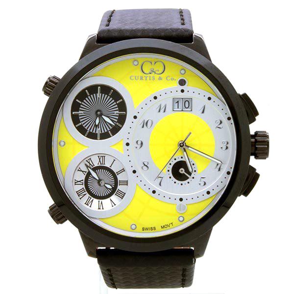 本物保証 Curtis Co カーティス Big Time World 57mm White カーティス ビックタイムワールド57ｍｍ 腕時計 メンズ腕時計 Indonesiadevelopmentforum Com