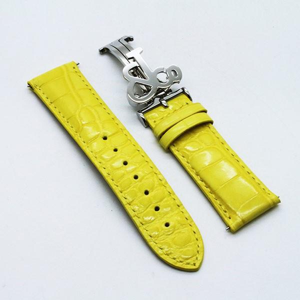 ジェイコブ（JACOB&CO.）47mm（ラグ幅22mm）専用純正バンド イエロー  