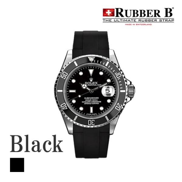 Rubberb ロレックス サブマリーナー デイトモデル 現行モデル 専用ラバーベルト Velcro マジックテープ ブラック 時計は付属しません Buyee Buyee Japanese Proxy Service Buy From Japan Bot Online