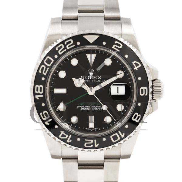 ロレックス ROLEX GMT MASTER II 116710LN  2014年5月/ランダムシリ...