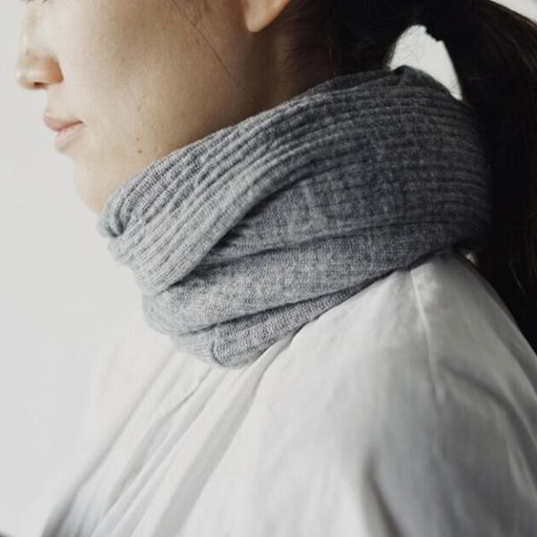 memeri メメリ ネックウォーマー 暖かい ニット スヌード レディース