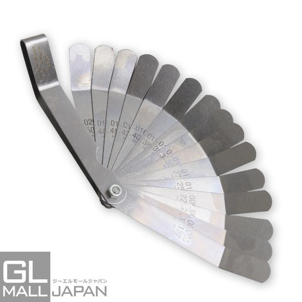 クリックポスト便 シックネスゲージ 0 005mm 0 02mm タペット調整 車 バイク エンジン バルブクリアランス 測定工具 各種調整 計測 隙間ゲージ Ysgl Cl S015 16pcs Gl Mall Japan 通販 Yahoo ショッピング