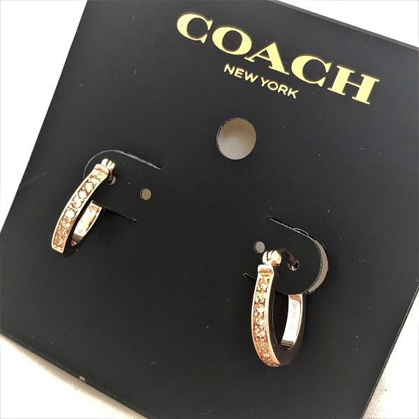 COACH コーチ ピアス シグネチャー RGD パヴェ ハギー ブランド COACH コーチ ピアス シグネチャー RGD パヴェ ハギー ブランド