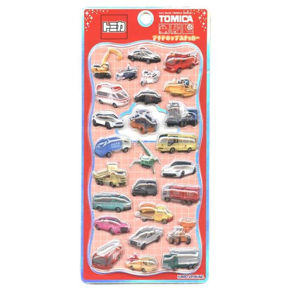 カミオジャパン プチドロップステッカー トミカ 立体 シール 307822