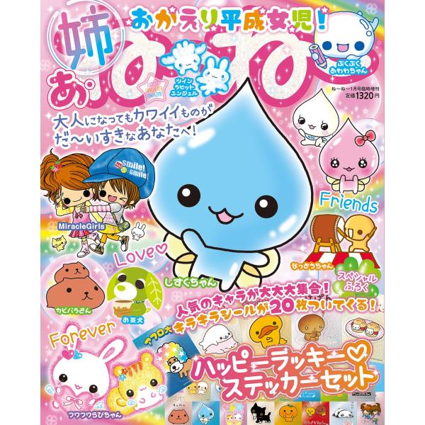 主婦と生活社 ねーねー1月号臨時増刊 あ・ね〜ね〜 おかえり平成女児