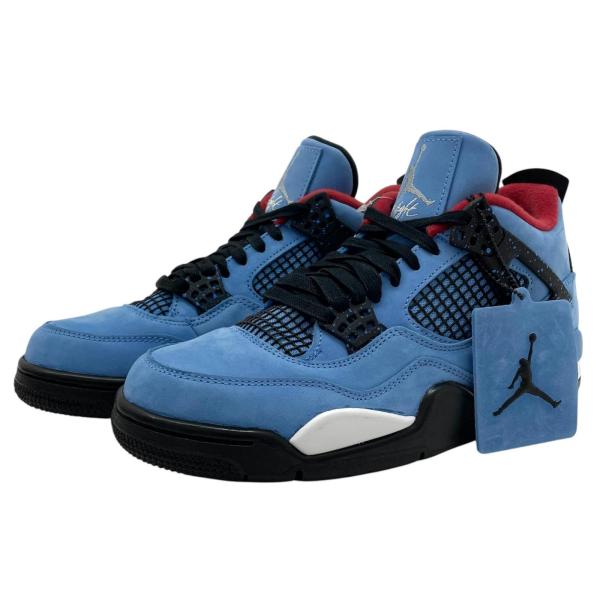 【中古】NIKE | ナイキ Air Jordan 4 Retro Cactus Jack University Blue スニーカー 308497-406 ライトブルー 26cm【尾張小牧店】