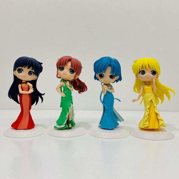中古】 Qposket 美少女戦士セーラームーン 4体セット(プリンセス