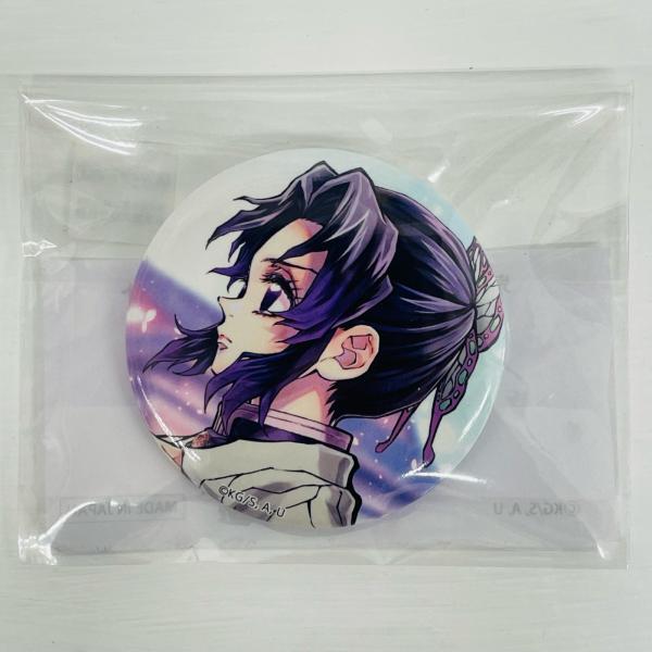中古】 F賞 胡蝶しのぶ 箔押し44mm缶バッジ 「劇場版 鬼滅の刃 無限城